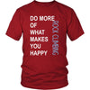 Rock climbing Shirt - Do more of what makes you happy Rock climbing- Hobby Gift-T-shirt-Teelime | shirts-hoodies-mugs