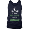 Rock climbing Shirt - I love it when my wife lets me go Rock climbing - Hobby Gift-T-shirt-Teelime | shirts-hoodies-mugs