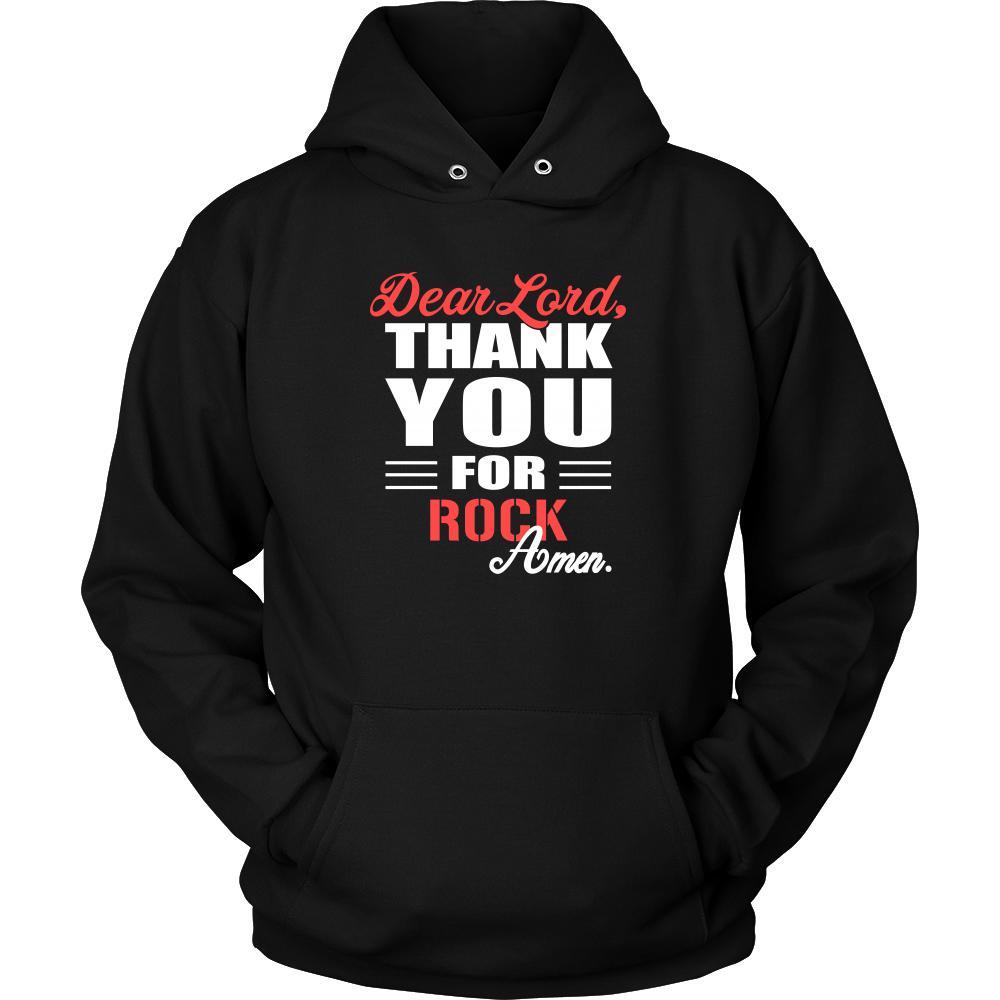Rock Shirt - Dear Lord, thank you for Rock Amen- Music-T-shirt-Teelime | shirts-hoodies-mugs