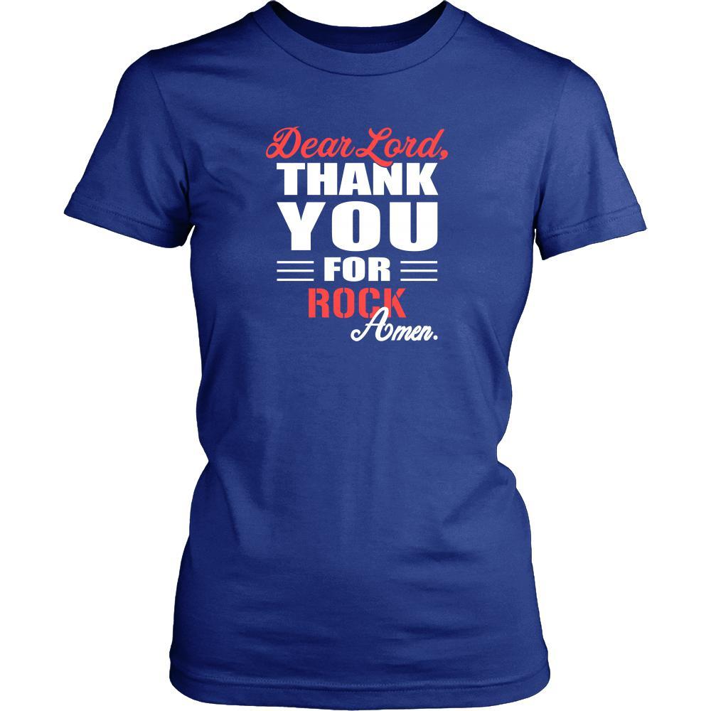 Rock Shirt - Dear Lord, thank you for Rock Amen- Music-T-shirt-Teelime | shirts-hoodies-mugs