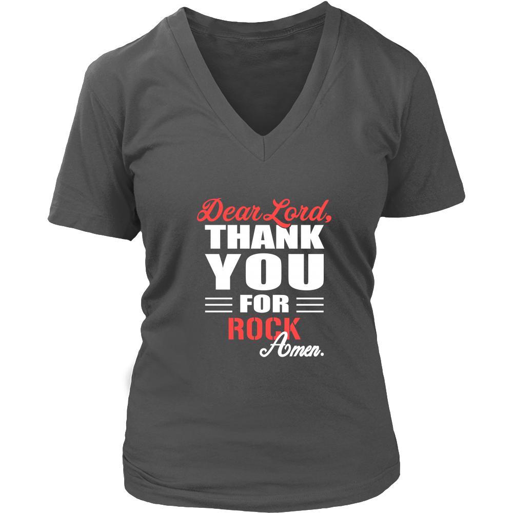 Rock Shirt - Dear Lord, thank you for Rock Amen- Music-T-shirt-Teelime | shirts-hoodies-mugs