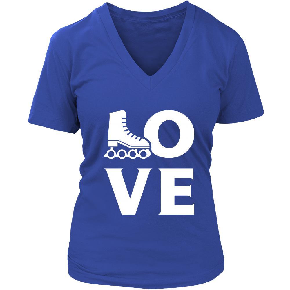 Roller skating - LOVE Roller skating - Skate Hobby Shirt-T-shirt-Teelime | shirts-hoodies-mugs