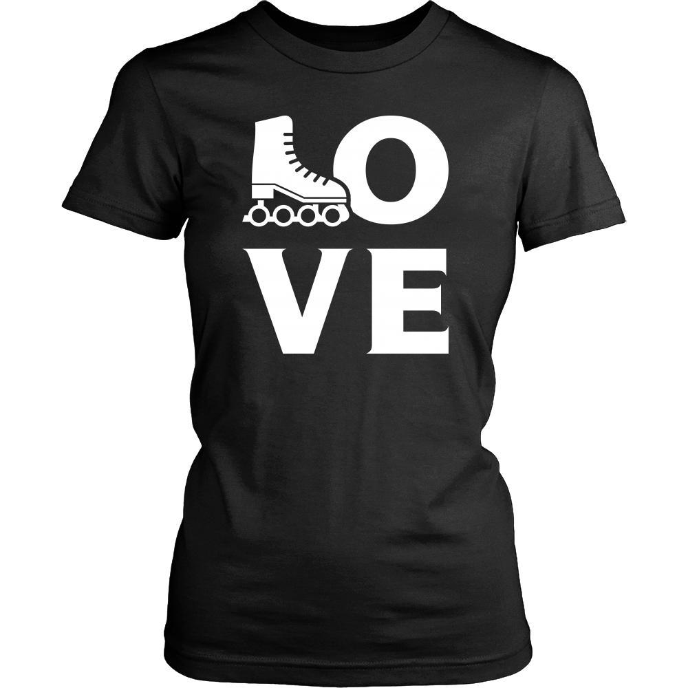 Roller skating - LOVE Roller skating - Skate Hobby Shirt-T-shirt-Teelime | shirts-hoodies-mugs