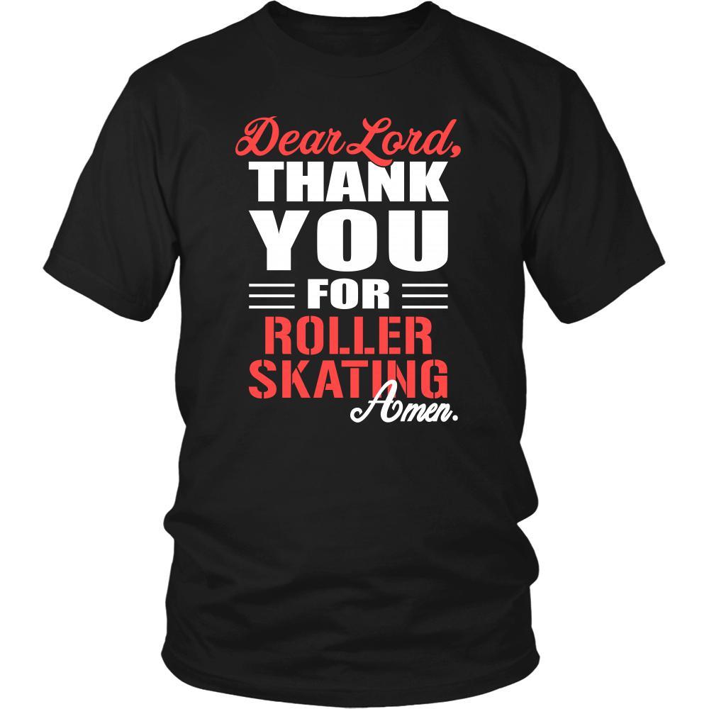 Roller skating Shirt - Dear Lord, thank you for Roller skating Amen- Hobby-T-shirt-Teelime | shirts-hoodies-mugs