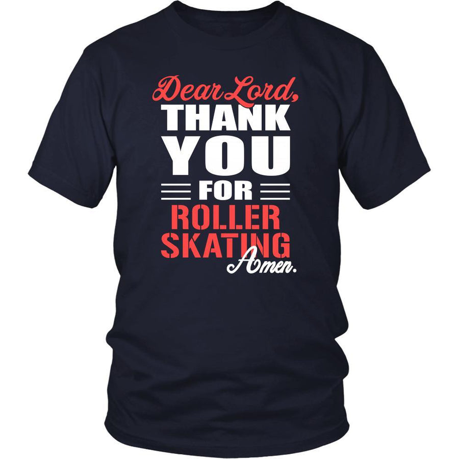 Roller skating Shirt - Dear Lord, thank you for Roller skating Amen- Hobby-T-shirt-Teelime | shirts-hoodies-mugs