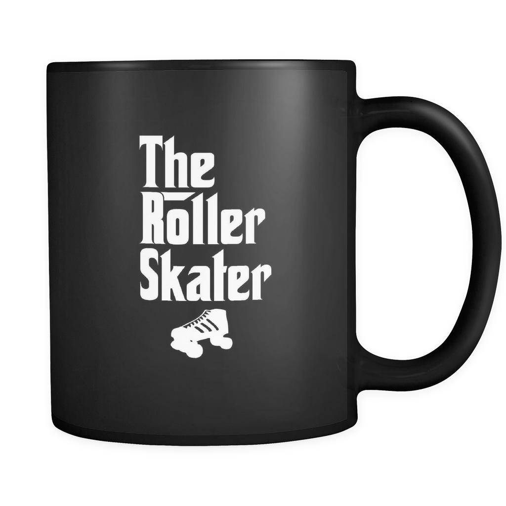 Roller skating The Roller Skater 11oz Black Mug-Drinkware-Teelime | shirts-hoodies-mugs