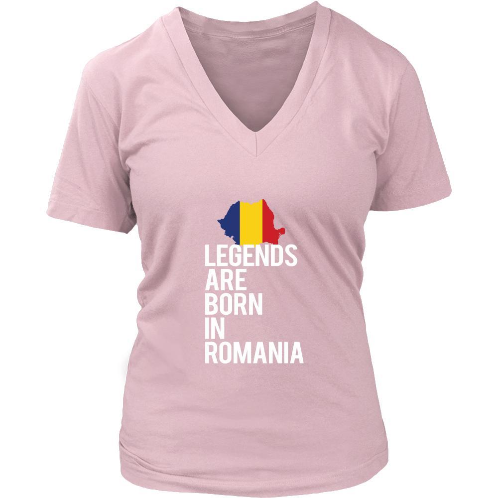 Romania Shirt - Legends are born in Romania - National Heritage Gift-T-shirt-Teelime | shirts-hoodies-mugs