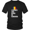 Romania Shirt - Legends are born in Romania - National Heritage Gift-T-shirt-Teelime | shirts-hoodies-mugs