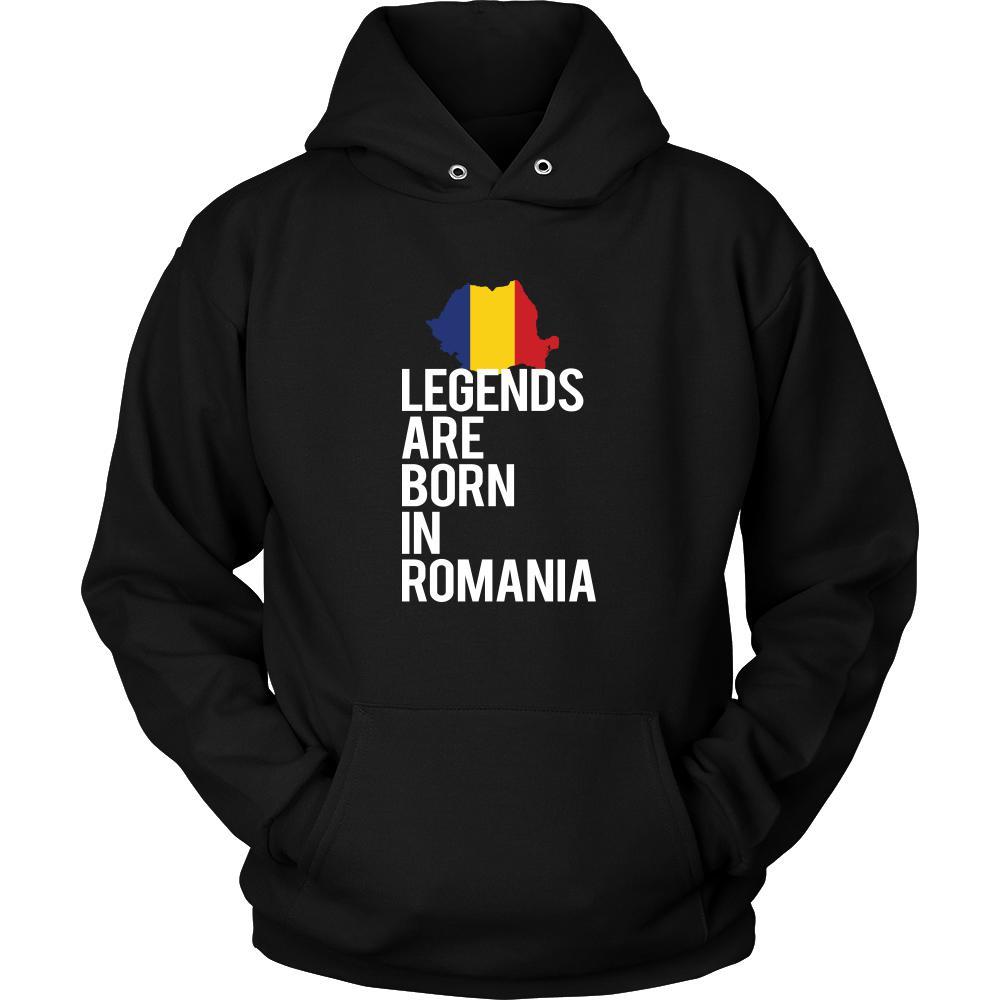 Romania Shirt - Legends are born in Romania - National Heritage Gift-T-shirt-Teelime | shirts-hoodies-mugs