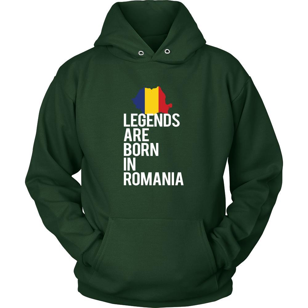 Romania Shirt - Legends are born in Romania - National Heritage Gift-T-shirt-Teelime | shirts-hoodies-mugs