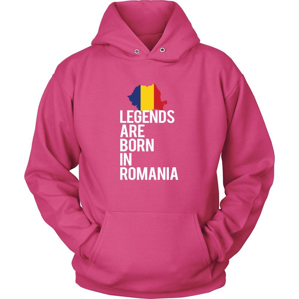 Romania Shirt - Legends are born in Romania - National Heritage Gift-T-shirt-Teelime | shirts-hoodies-mugs