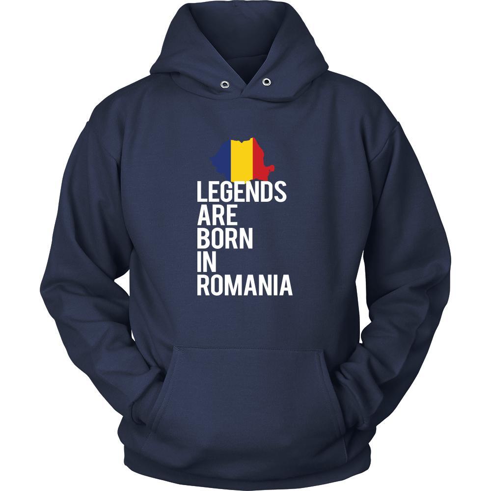 Romania Shirt - Legends are born in Romania - National Heritage Gift-T-shirt-Teelime | shirts-hoodies-mugs