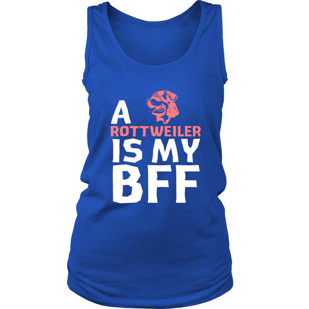 Rottweiler Shirt - a Rottweiler is my bff- Dog Lover Gift-T-shirt-Teelime | shirts-hoodies-mugs