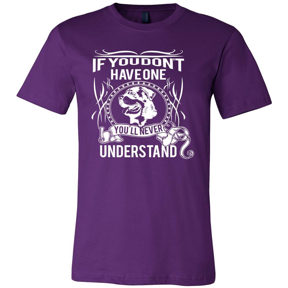 Rottweiler Shirt - If you don't have one you'll never understand- Dog Lover Gift-T-shirt-Teelime | shirts-hoodies-mugs