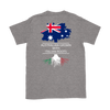 ITALIAN T SHIRT - AUSTRALIAN GROWN WITH ITALIAN ROOTS Design on the back-T-shirt-Teelime | shirts-hoodies-mugs