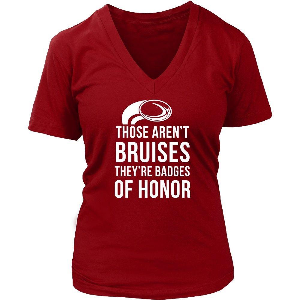 Rugby T Shirt - Rugby Those aren't bruises They're badges of honor-T-shirt-Teelime | shirts-hoodies-mugs