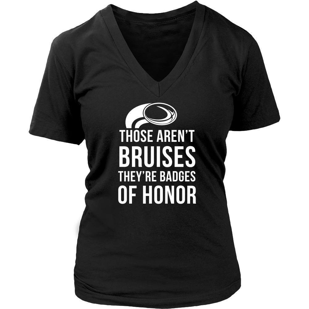 Rugby T Shirt - Rugby Those aren't bruises They're badges of honor-T-shirt-Teelime | shirts-hoodies-mugs