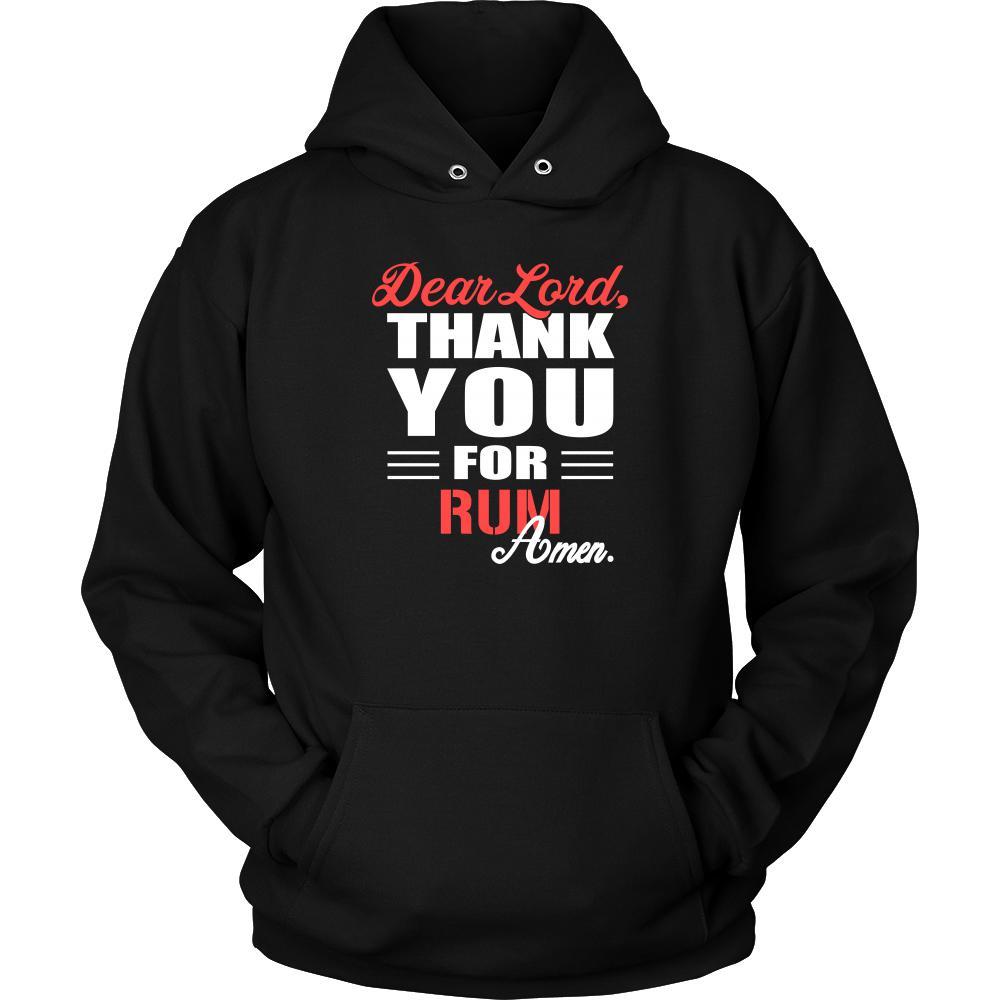 Rum Shirt - Dear Lord, thank you for Rum Amen- Drink Lover-T-shirt-Teelime | shirts-hoodies-mugs