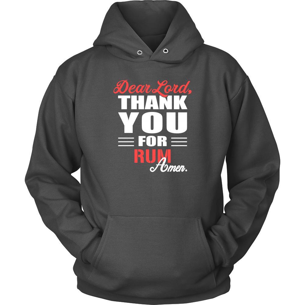 Rum Shirt - Dear Lord, thank you for Rum Amen- Drink Lover-T-shirt-Teelime | shirts-hoodies-mugs