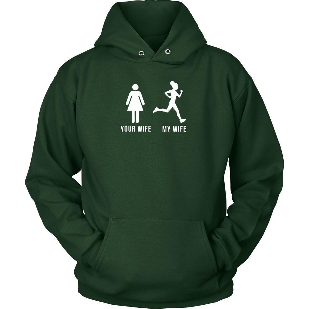 Runners - Your wife My wife Running Customer T-shirt-T-shirt-Teelime | shirts-hoodies-mugs
