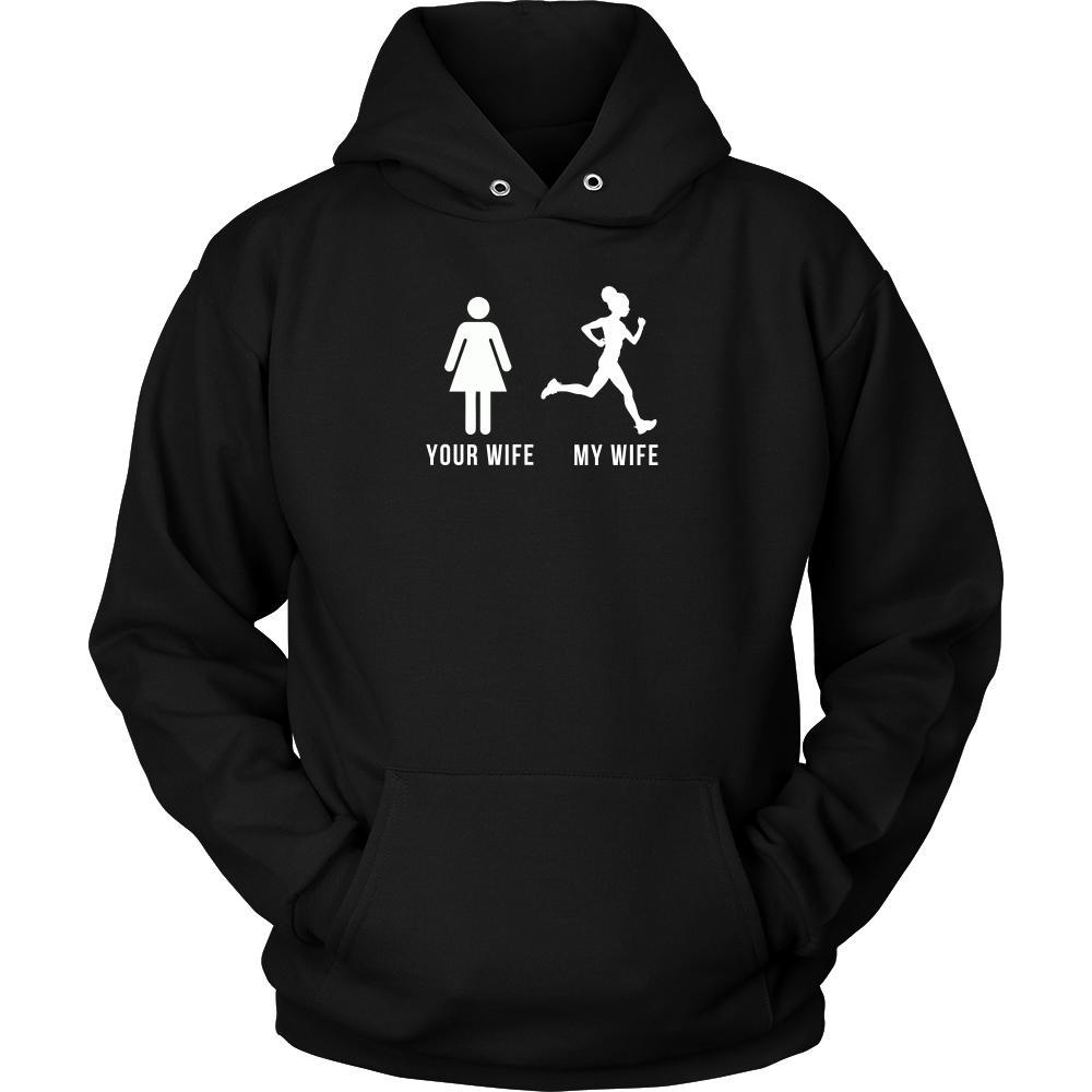 Runners - Your wife My wife Running Customer T-shirt-T-shirt-Teelime | shirts-hoodies-mugs