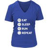 Running - Eat Sleep Run Repeat - Runner Hobby Shirt-T-shirt-Teelime | shirts-hoodies-mugs