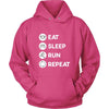 Running - Eat Sleep Run Repeat - Runner Hobby Shirt-T-shirt-Teelime | shirts-hoodies-mugs