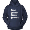 Running - Eat Sleep Run Repeat - Runner Hobby Shirt-T-shirt-Teelime | shirts-hoodies-mugs