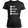 Running - Eat Sleep Run Repeat - Runner Hobby Shirt-T-shirt-Teelime | shirts-hoodies-mugs