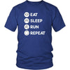 Running - Eat Sleep Run Repeat - Runner Hobby Shirt-T-shirt-Teelime | shirts-hoodies-mugs