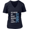 Running Shirt - Do more of what makes you happy Running- Hobby Gift-T-shirt-Teelime | shirts-hoodies-mugs