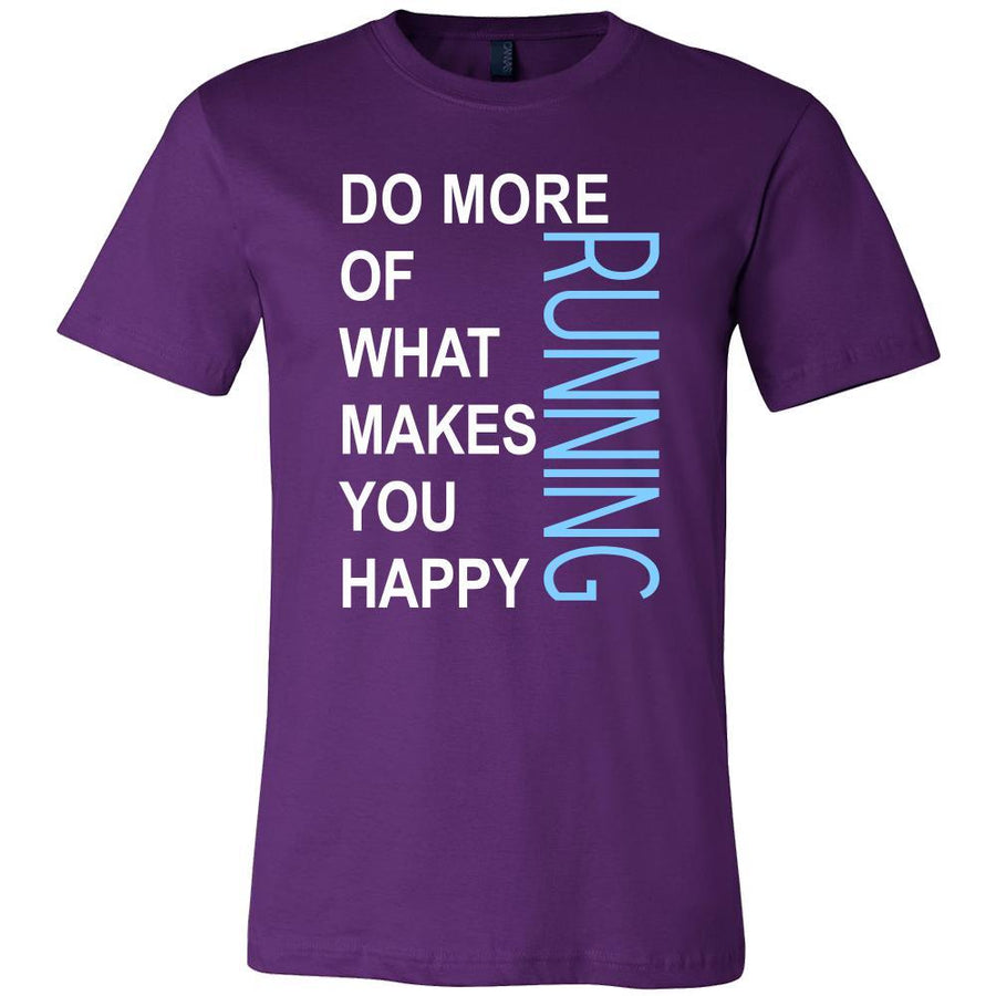 Running Shirt - Do more of what makes you happy Running- Hobby Gift-T-shirt-Teelime | shirts-hoodies-mugs