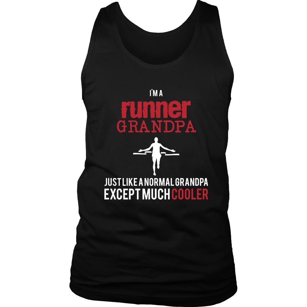 Running Shirt - I'm a runner grandpa just like a normal grandpa except much cooler Grandfather Hobby Gift-T-shirt-Teelime | shirts-hoodies-mugs