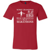 Running Shirt Some Grandpas play bingo, real Grandpas run Marathons Family Hobby-T-shirt-Teelime | shirts-hoodies-mugs