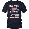 Running Shirt - Some people have to wait a lifetime to meet their favorite Running player mine calls me dad- Sport father-T-shirt-Teelime | shirts-hoodies-mugs