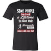 Running Shirt - Some people have to wait a lifetime to meet their favorite Running player mine calls me dad- Sport father-T-shirt-Teelime | shirts-hoodies-mugs