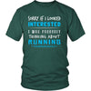 Running Shirt - Sorry If I Looked Interested, I think about Running - Hobby Gift-T-shirt-Teelime | shirts-hoodies-mugs