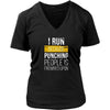 Running T Shirt - I run because punching people is frowned upon-T-shirt-Teelime | shirts-hoodies-mugs