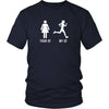 Running T Shirt - YOUR GF MY GF-T-shirt-Teelime | shirts-hoodies-mugs