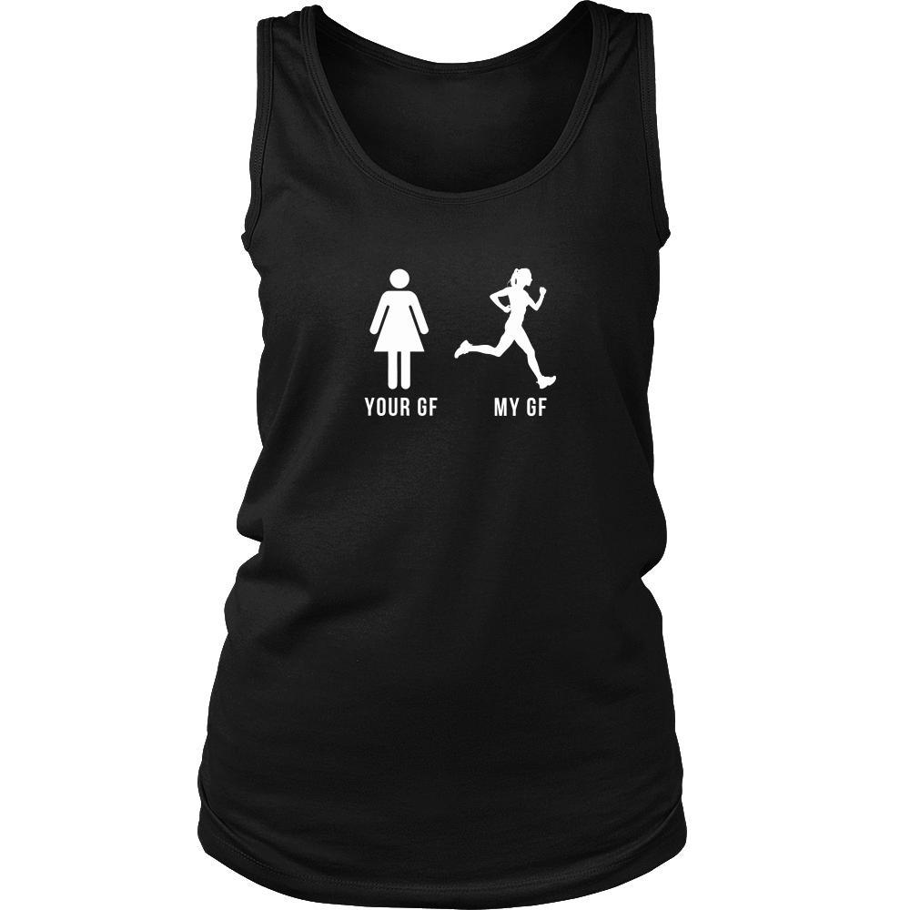 Running Tank Top - YOUR GF MY GF-T-shirt-Teelime | shirts-hoodies-mugs