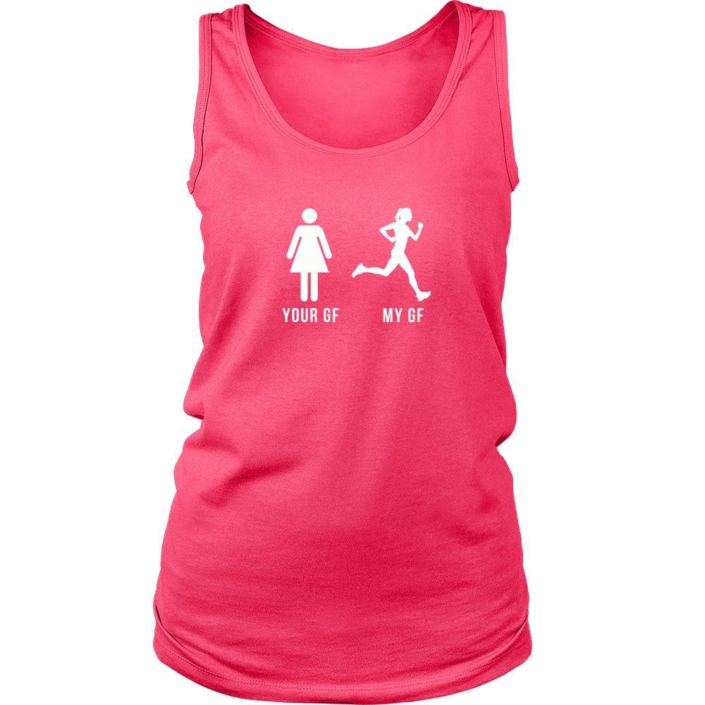 Running Tank Top - YOUR GF MY GF-T-shirt-Teelime | shirts-hoodies-mugs