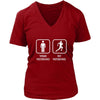 Running - Your husband My husband - Mother's Day Hobby Shirt-T-shirt-Teelime | shirts-hoodies-mugs