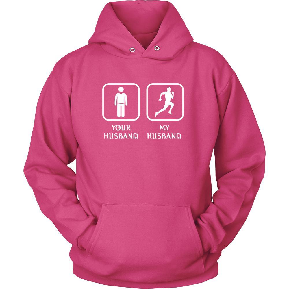 Running - Your husband My husband - Mother's Day Hobby Shirt-T-shirt-Teelime | shirts-hoodies-mugs