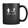 Running Your wife my wife 11oz Black Mug-Drinkware-Teelime | shirts-hoodies-mugs