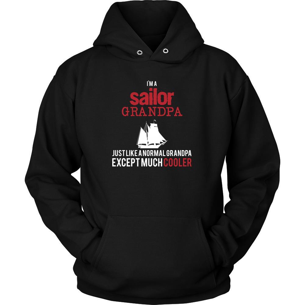 Sailing Shirt - I'm a sailor grandpa just like a normal grandpa except much cooler Grandfather Hobby Gift-T-shirt-Teelime | shirts-hoodies-mugs