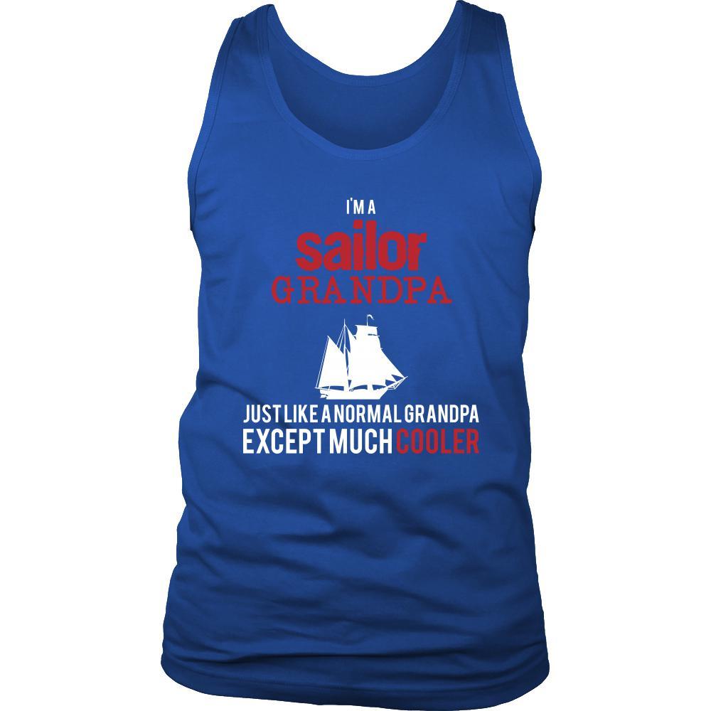 Sailing Shirt - I'm a sailor grandpa just like a normal grandpa except much cooler Grandfather Hobby Gift-T-shirt-Teelime | shirts-hoodies-mugs
