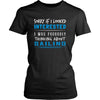 Sailing Shirt - Sorry If I Looked Interested, I think about Sailing - Hobby Gift-T-shirt-Teelime | shirts-hoodies-mugs