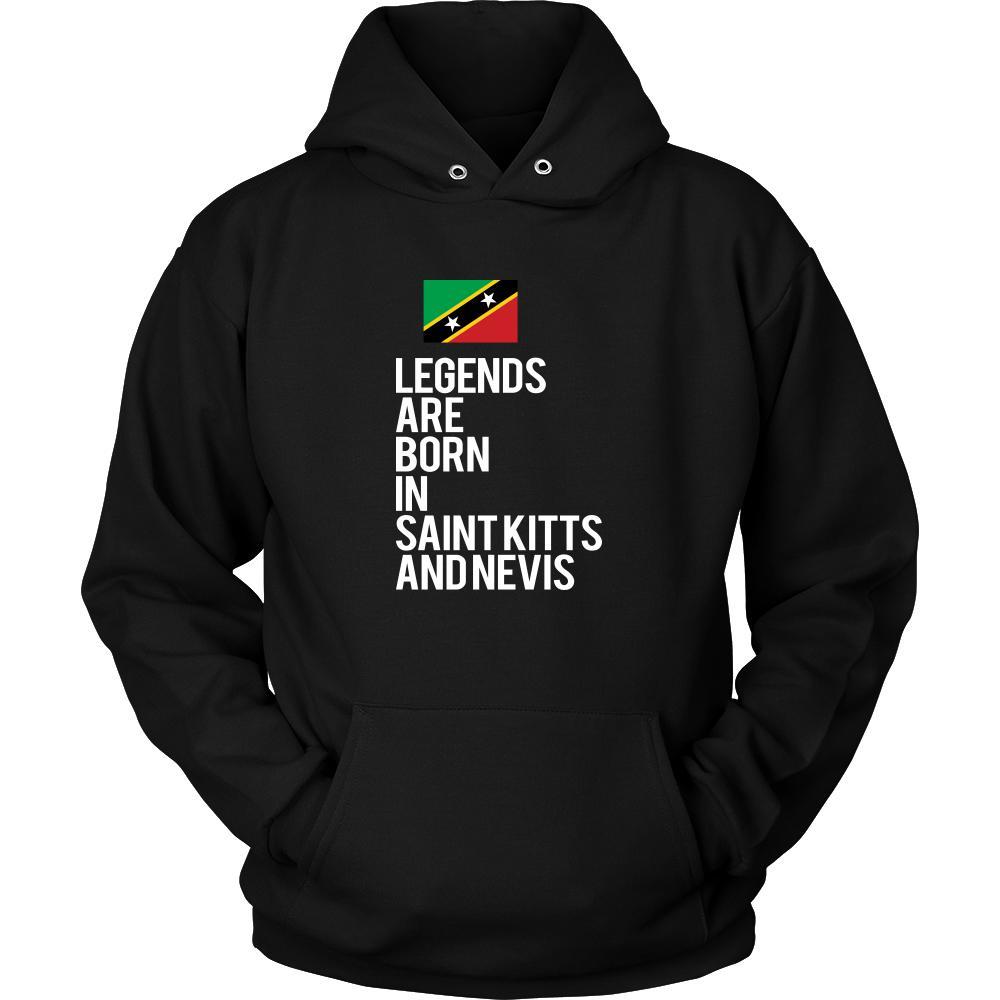 Saint Kitts and Nevis Shirt - Legends are born in Saint Kitts and Nevis - National Heritage Gift-T-shirt-Teelime | shirts-hoodies-mugs