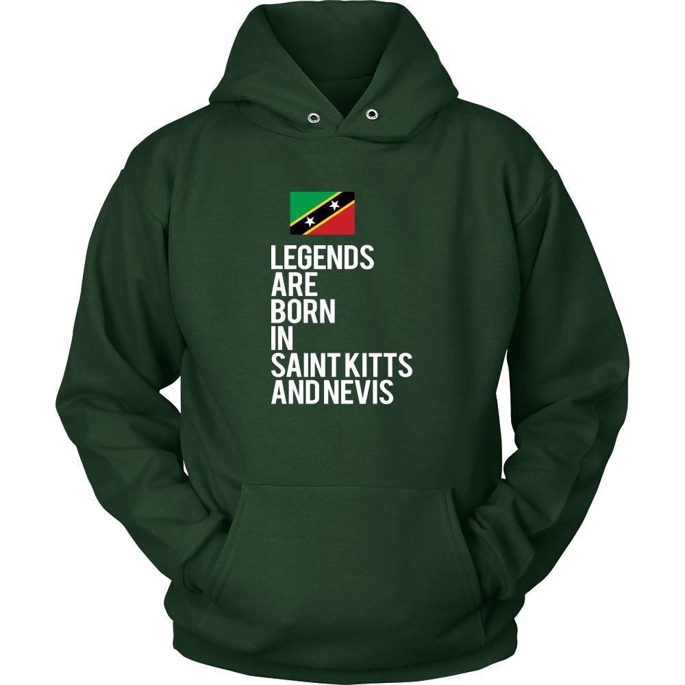 Saint Kitts and Nevis Shirt - Legends are born in Saint Kitts and Nevis - National Heritage Gift-T-shirt-Teelime | shirts-hoodies-mugs