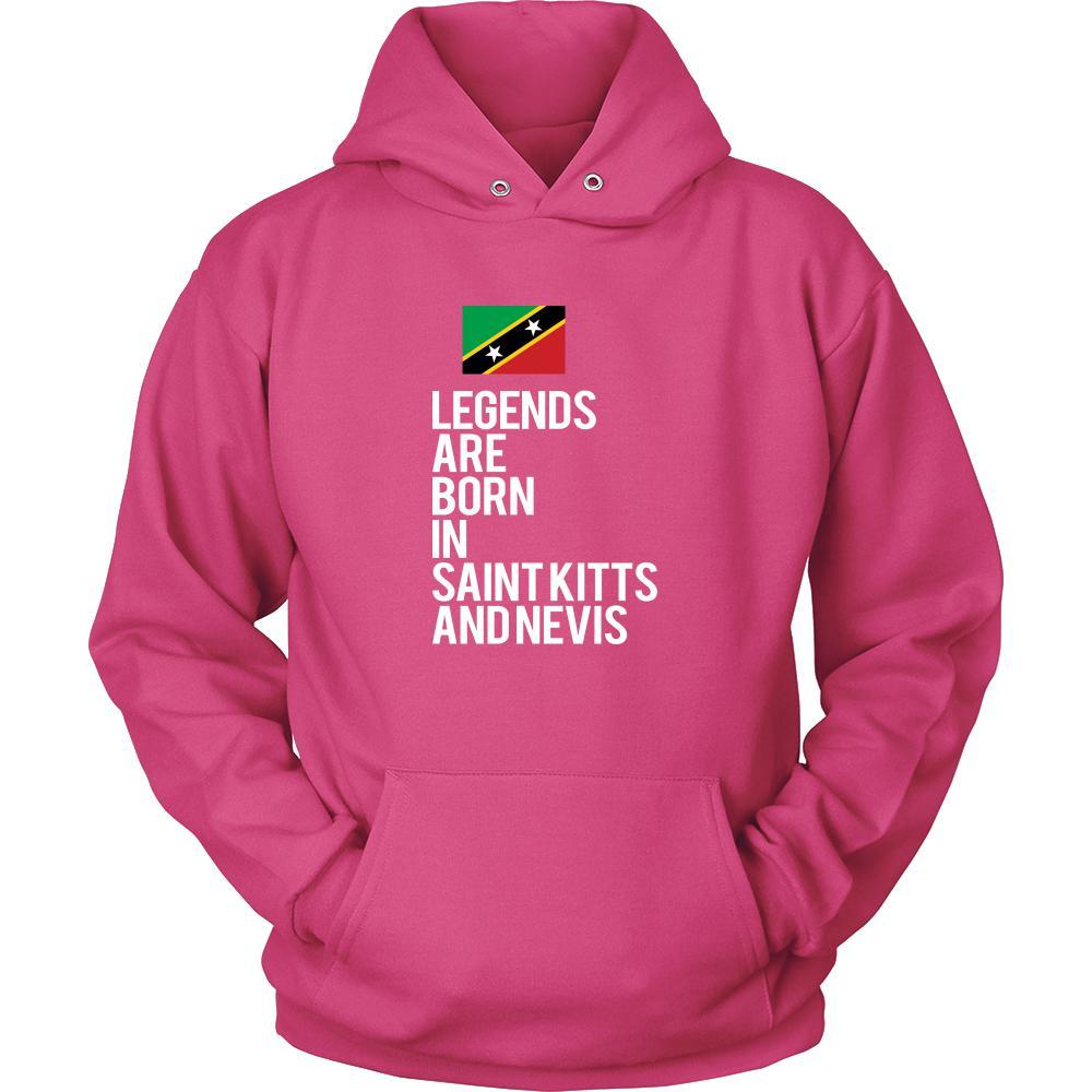 Saint Kitts and Nevis Shirt - Legends are born in Saint Kitts and Nevis - National Heritage Gift-T-shirt-Teelime | shirts-hoodies-mugs